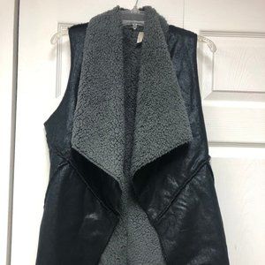 Fuzzy Gray Vest